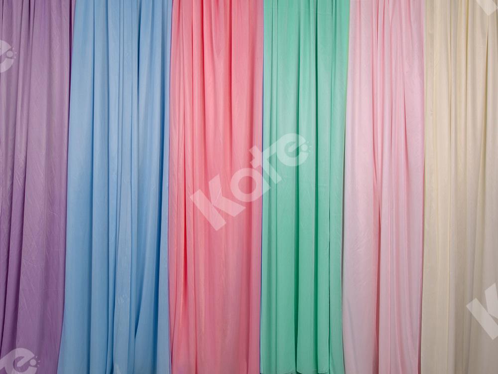 Kate Rainbow Curtains Backdrop Designed by Emetselch