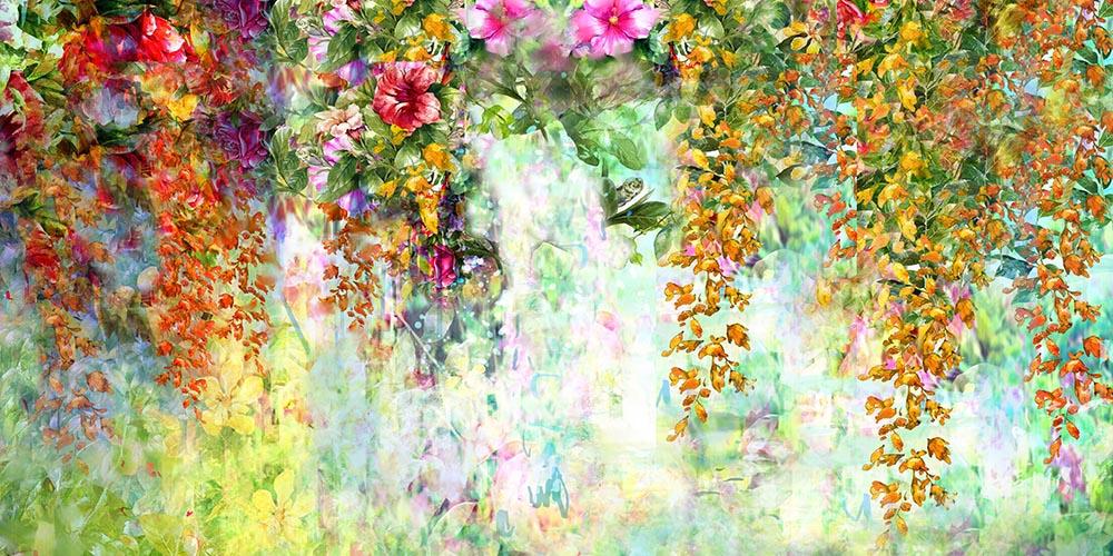 Kate Fine Art Florals Spring Backdrop Designed by Chain Photography
