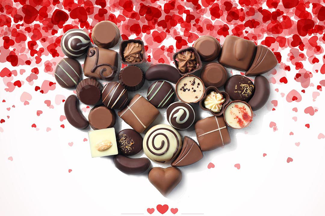 Kate Valentine's Day Heart Chocolate Backdrop Designed by Chain Photography - Kate Backdrop AU
