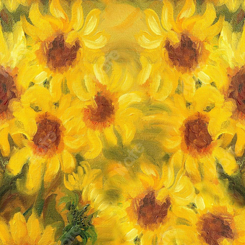 Kate Spring Sunflower Backdrop Designed by GQ