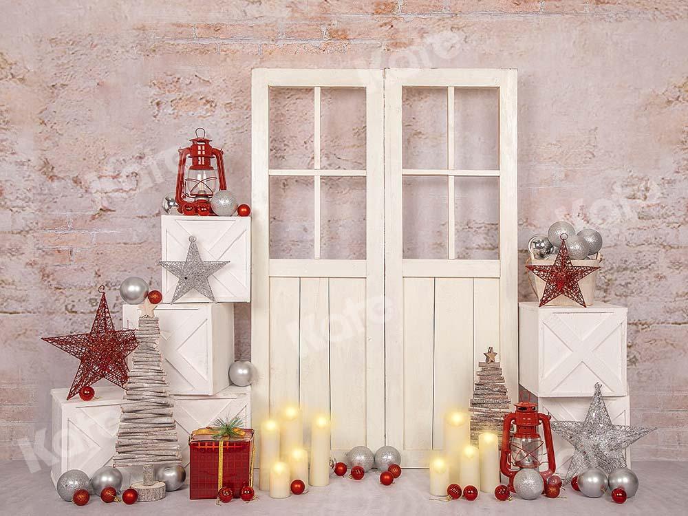 Kate Christmas White Door Backdrop Designed by Emetselch