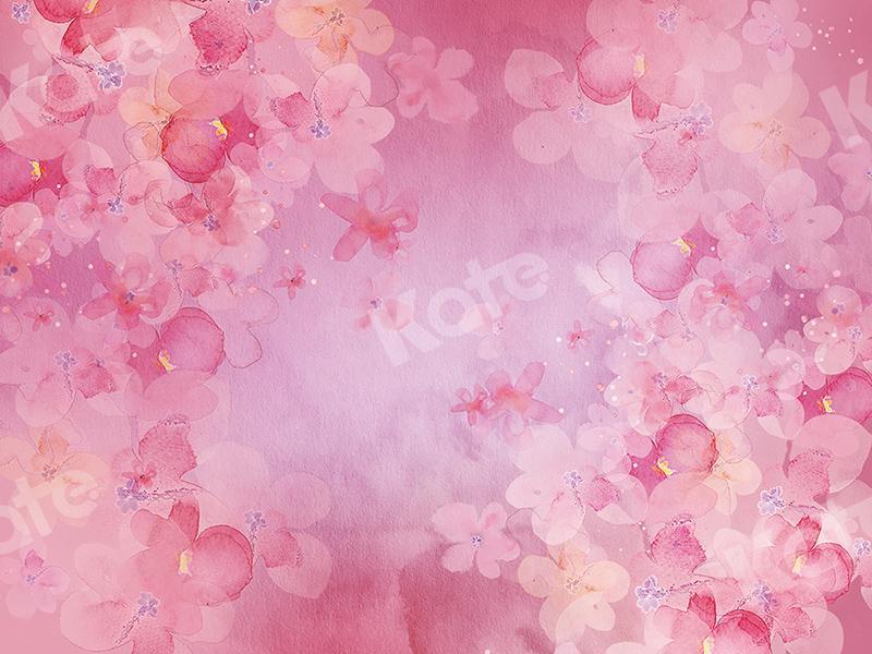 Kate Fine Art Pink Florals Backdrop Designed by GQ - Kate Backdrop AU