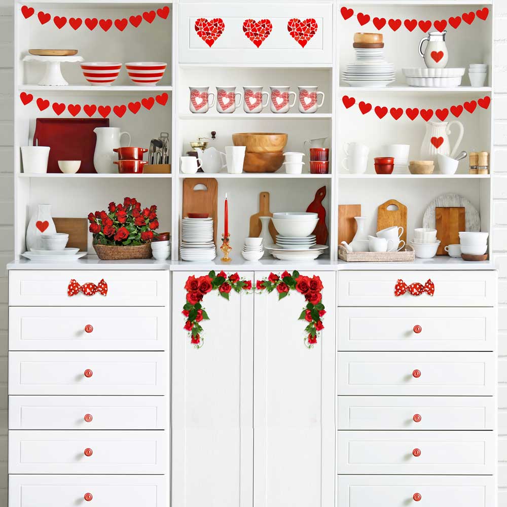 Kate Valentine's Day Kitchen Backdrop Designed by Chain Photography