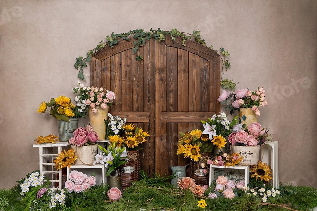 Kate Spring/mother's Day Flower Shop Cake Smash Backdrop Designed by Emetselch - Kate Backdrop AU