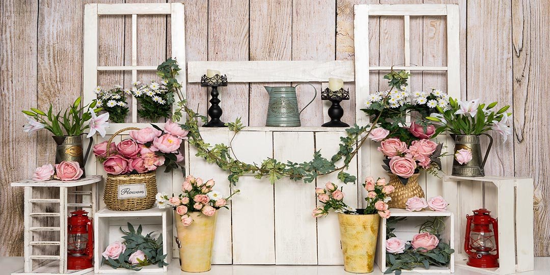 Kate Spring/mother's Day Flower Stand Cake Smash Backdrop Designed by Emetselch