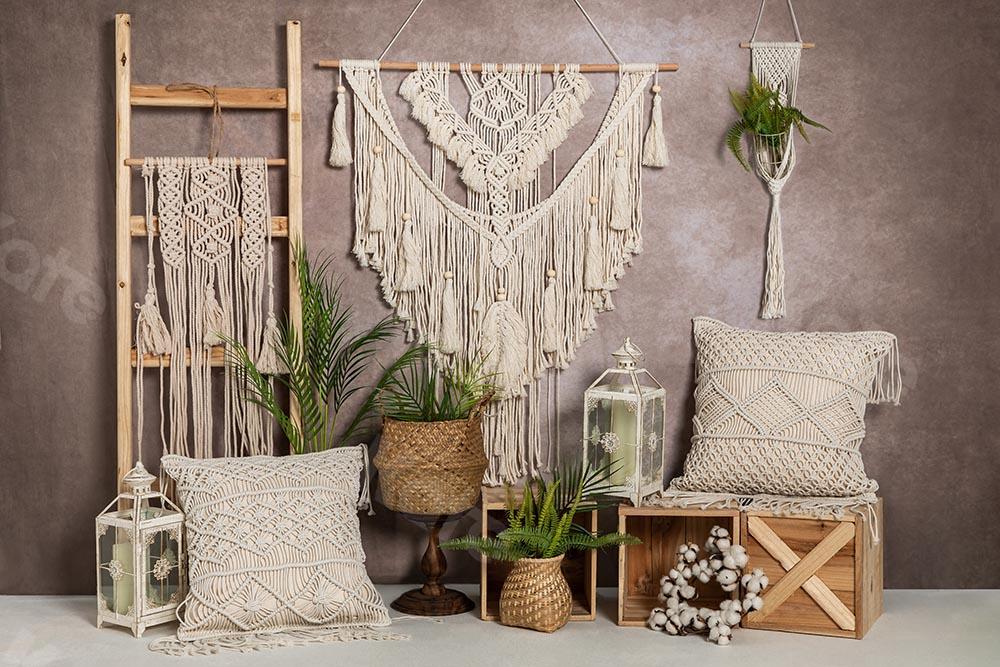 Kate Boho Pillows Backdrop Designed by Emetselch - Kate Backdrop AU