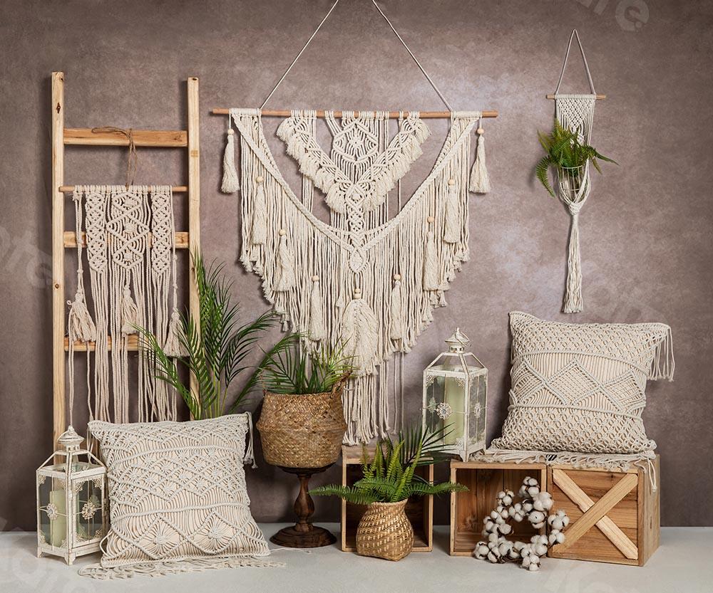 Kate Boho Pillows Backdrop Designed by Emetselch - Kate Backdrop AU