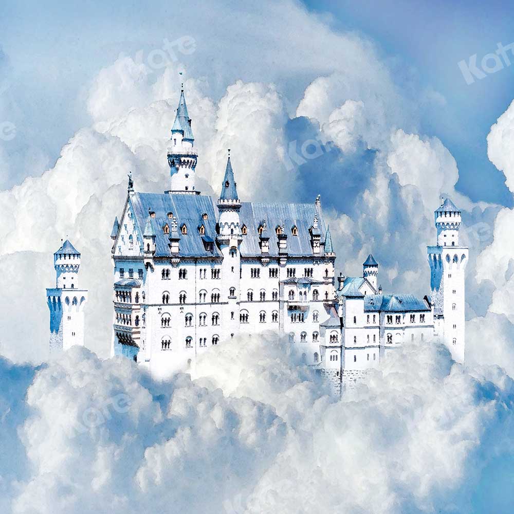Kate Fantasy Sky Castle Backdrop for Photography Designed by Chain Photography