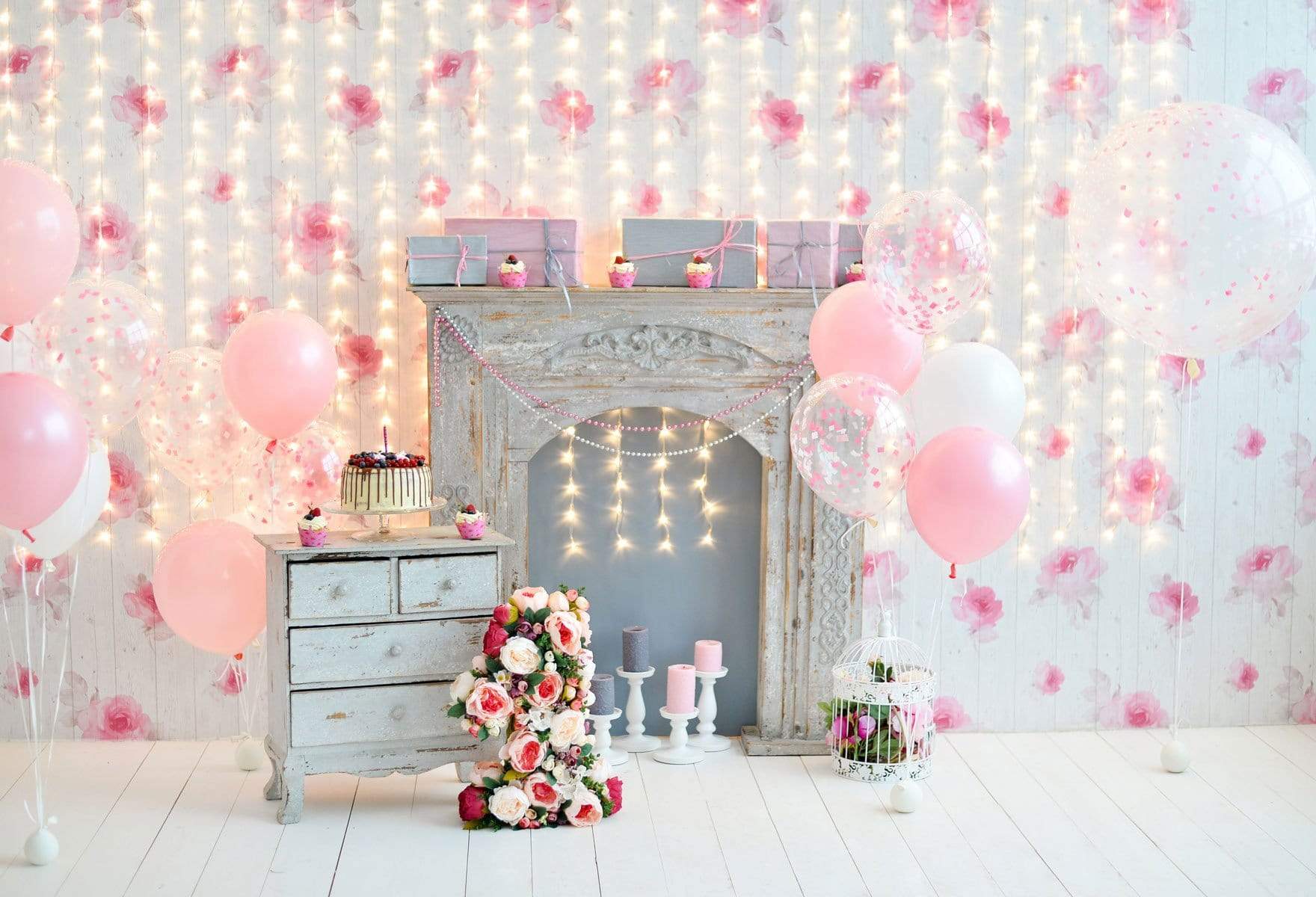 Katebackdrop£ºKate Cake Smash For Party Photography 1st birthday Backdrop