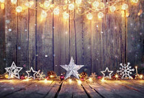 Kate Wood Lights Christmas Backdrop for photography
