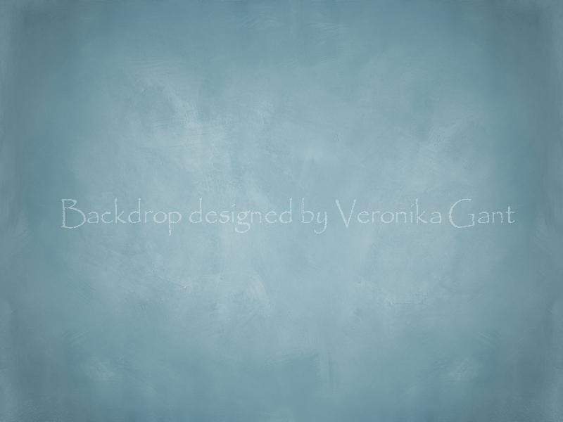Kate Blue Lagune Abstract Texture Backdrop designed by Veronika Gant - Kate Backdrop AU