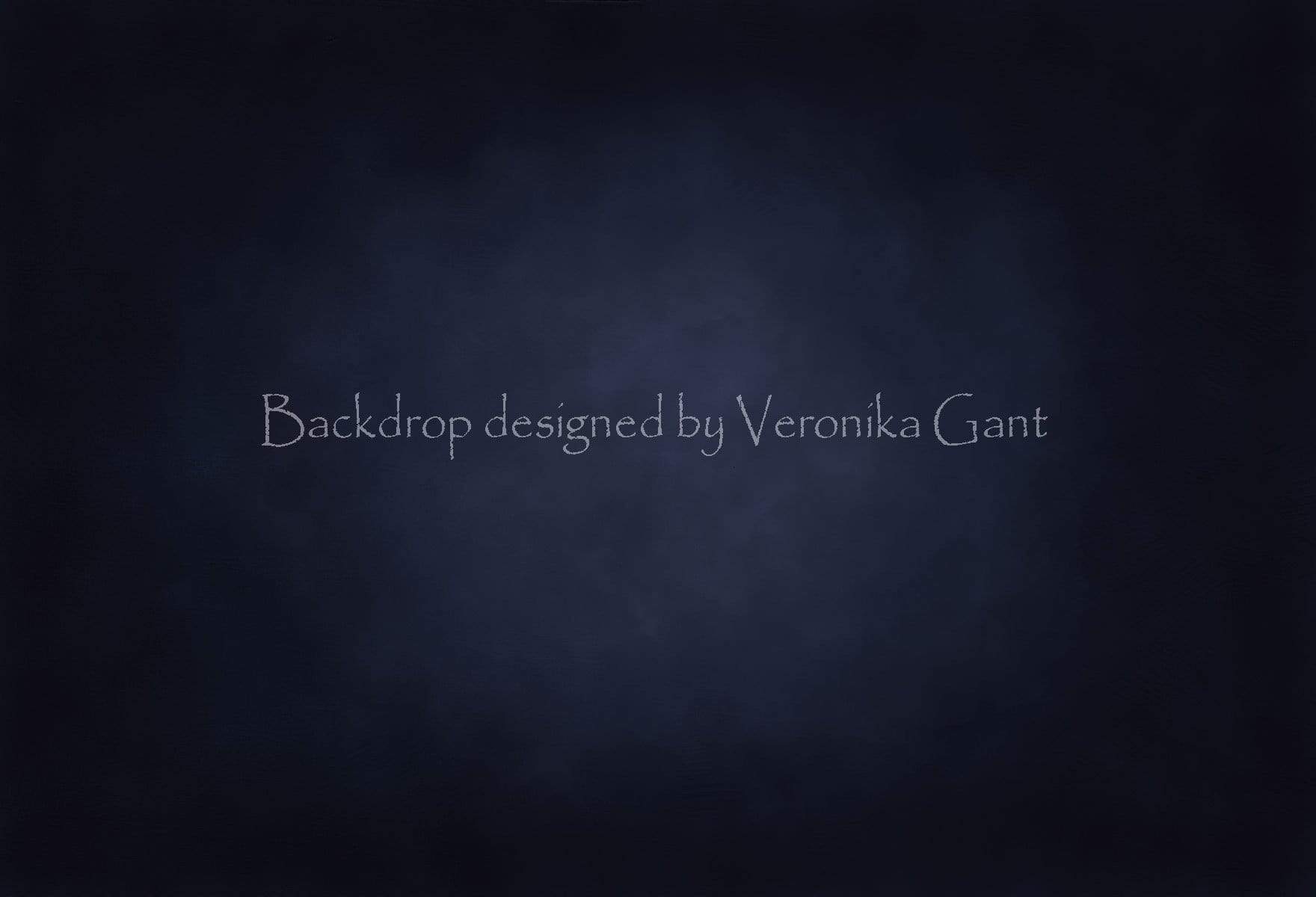Kate Fine Art Navy Blue Backdrop for Photography Designed by Veronika Gant - Kate Backdrop AU