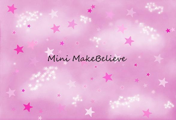 Kate Soft Skies Pink Stars Backdrop for Photography Designed by Mini MakeBelieve