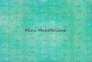 Kate Baby Shower Blue Green Golden Ripples Backdrop for Photography Designed by Mini MakeBelieve - Kate Backdrop AU