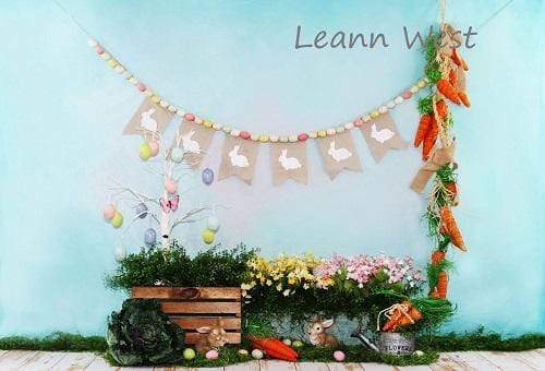 Kate Fairy Tale Flowers Decorations Easter Backdrop for Photography Designed by Leann West - Kate Backdrop AU