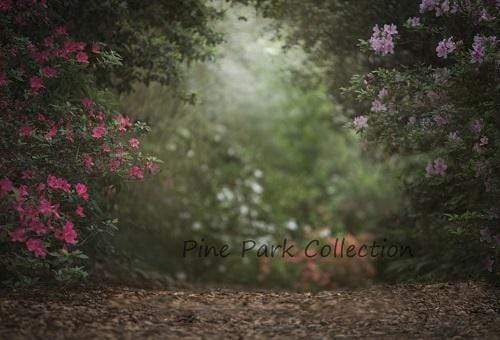 Kate Pink Floral Garden spring Backdrop for Photography Designed by Pine Park Collection