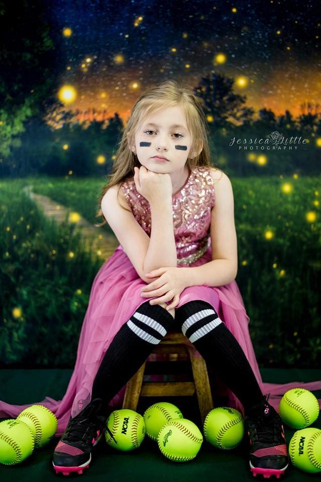 Kate Firefly field Backdrop for Photography Designed by Marina Smith