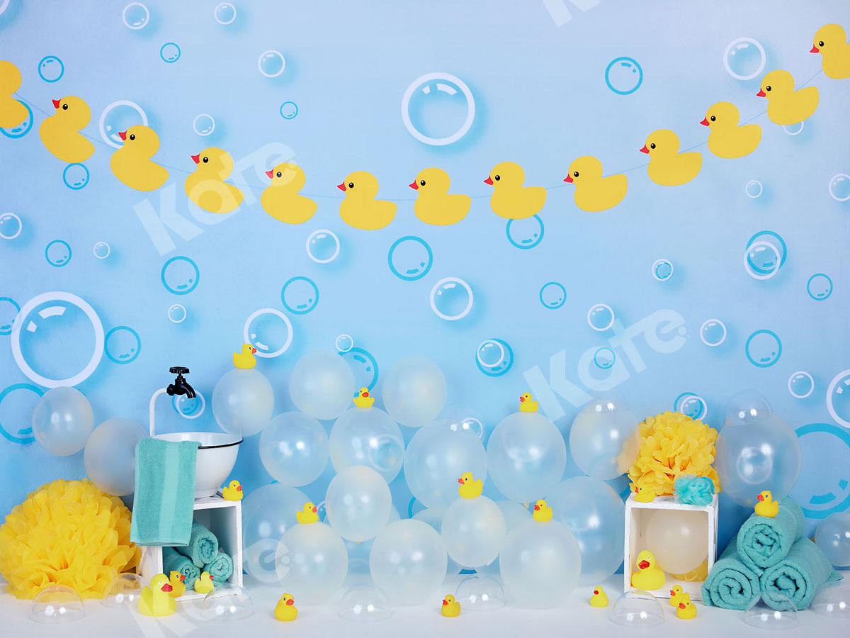 Kate Yellow Rubber Duck Children Backdrop - Kate Backdrop AU