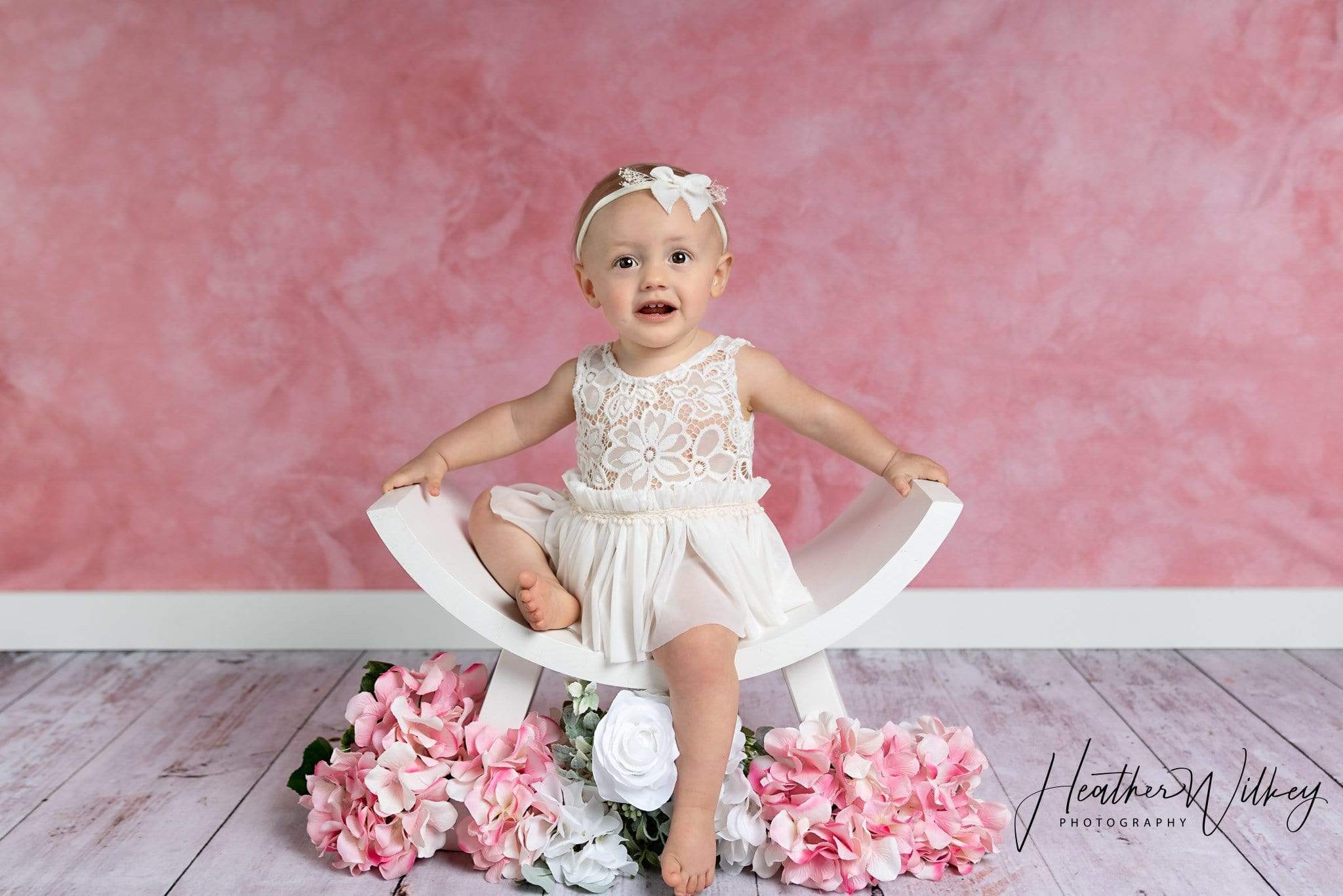 Kate Pink Rosy Blush Backdrop for Photography Designed by Modest Brushes