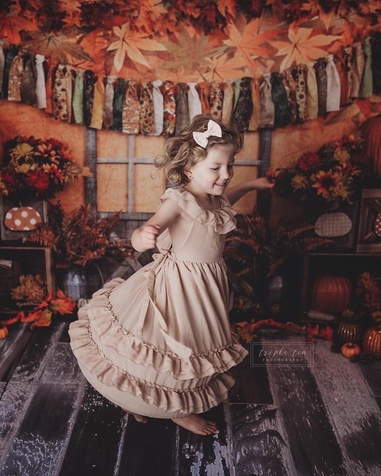 Kate Autumn Harvest Thanksgiving Backdrop