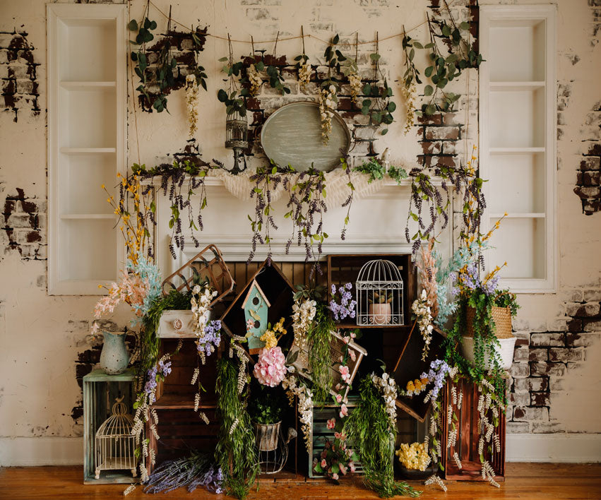 Kate Spring Floral Backdrop for Photography Designed by Keerstan Jessop - Kate Backdrop AU