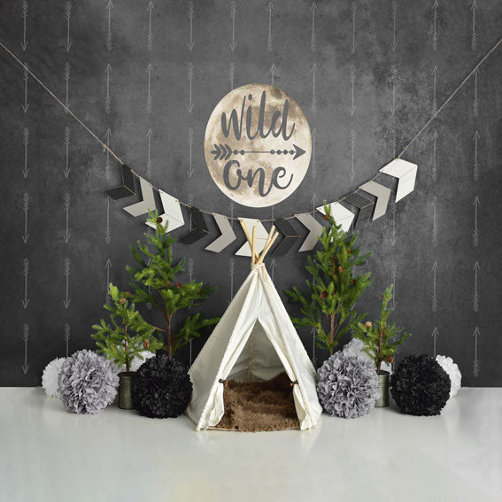 Kate Wild One Boy First Birthday Backdrop Designed By Mandy Ringe Photography - Kate Backdrop AU