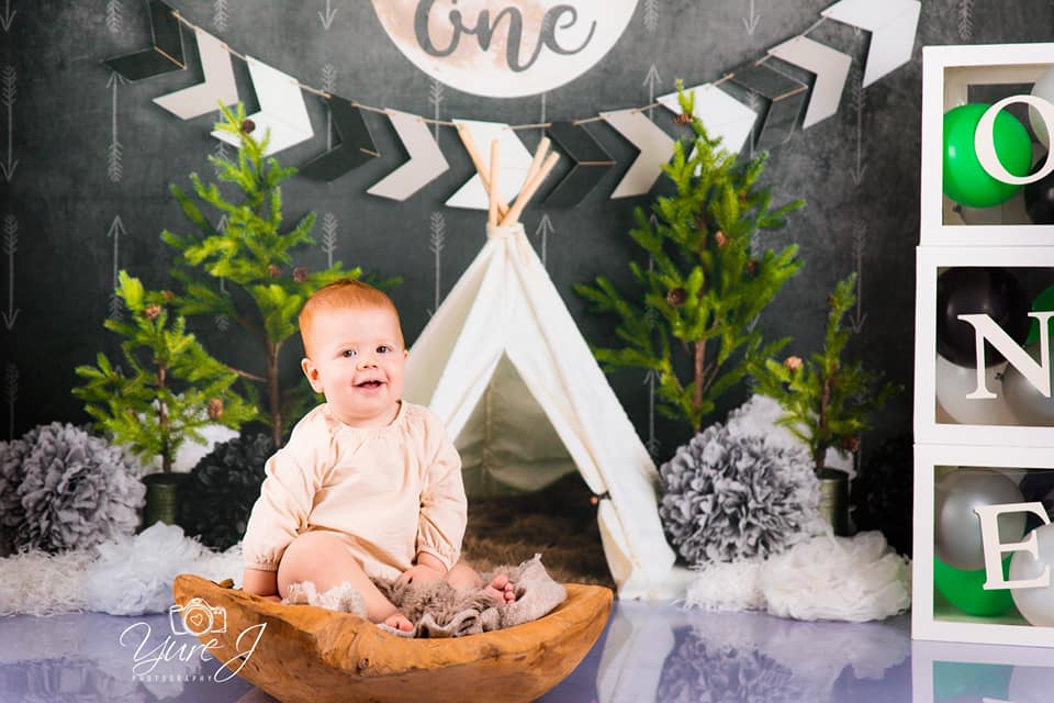 Kate Wild One Boy First Birthday Backdrop Designed By Mandy Ringe Photography - Kate Backdrop AU