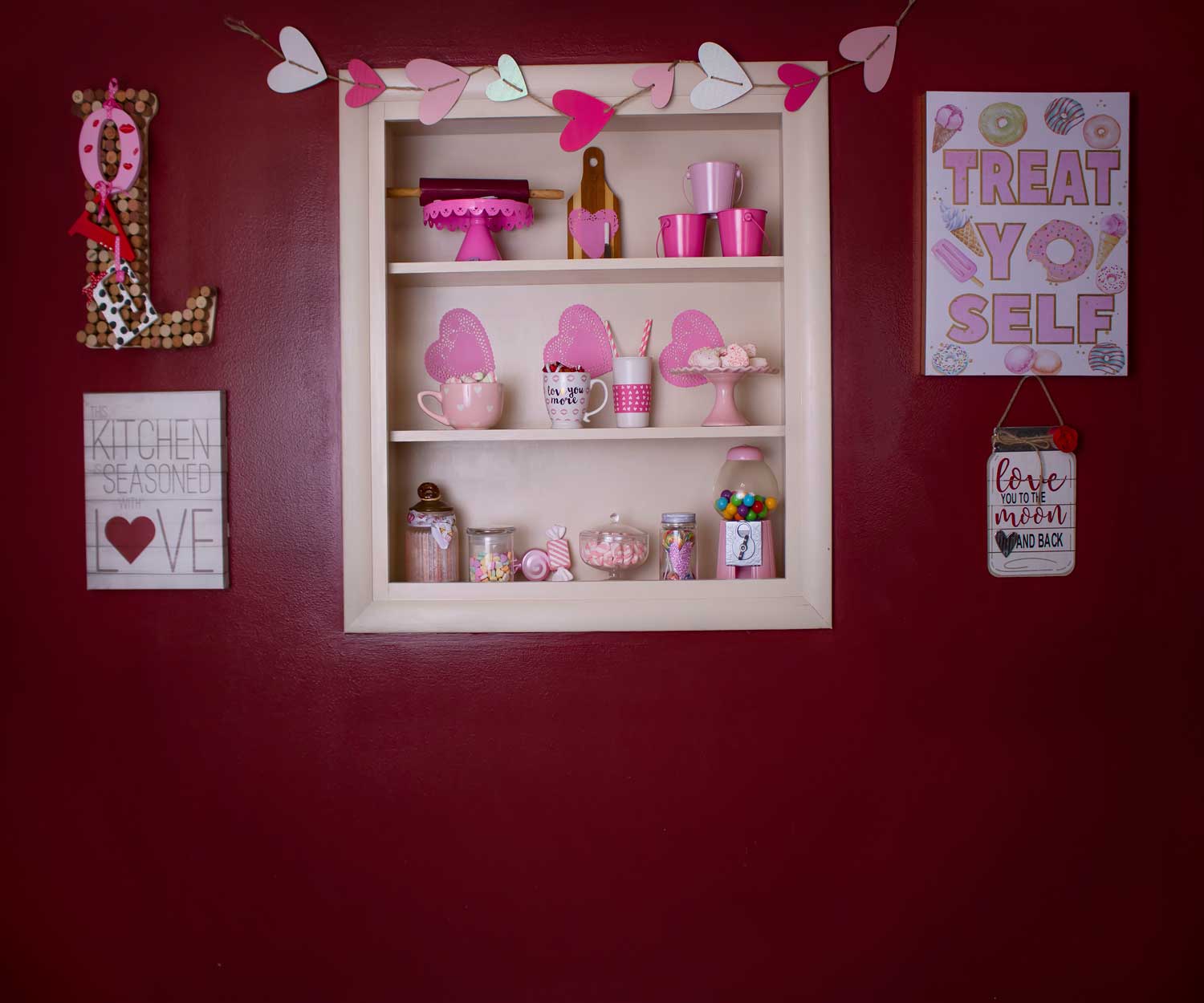 Kate Valentines Kitchen Backdrop Designed By Erin Larkins