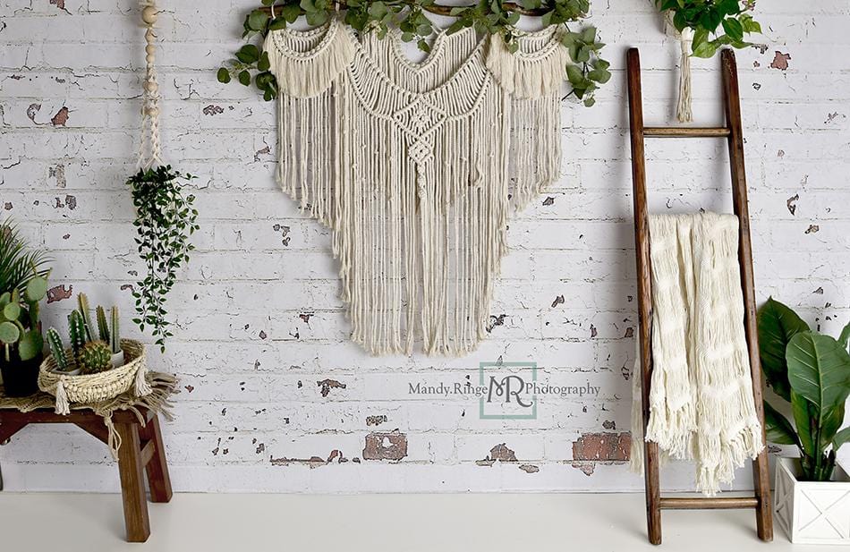 Kate Mother's Day Boho Backdrop Macrame Bedroom Wall Designed By Mandy Ringe Photography - Kate Backdrop AU