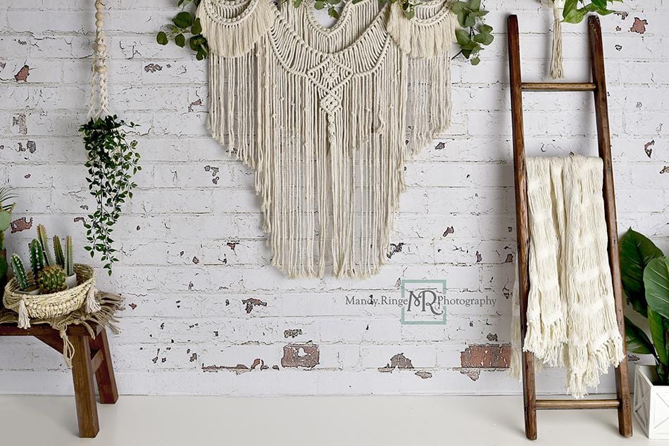 Kate Mother's Day Boho Backdrop Macrame Bedroom Wall Designed By Mandy Ringe Photography - Kate Backdrop AU