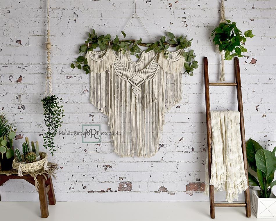 Kate Mother's Day Boho Backdrop Macrame Bedroom Wall Designed By Mandy Ringe Photography - Kate Backdrop AU