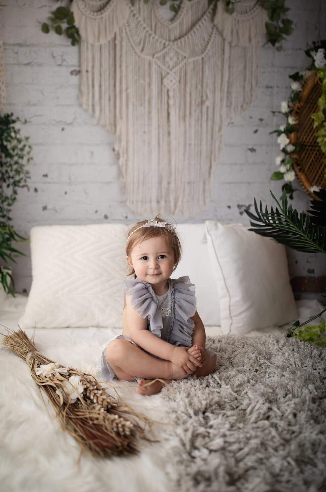Kate Mother's Day Boho Backdrop Macrame Bedroom Wall Designed By Mandy Ringe Photography - Kate Backdrop AU