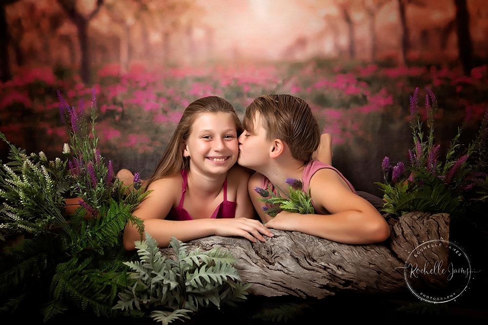 Kate Spring Cherry Blossoms Orchard Backdrop for Photography Designed by Lisa Granden - Kate Backdrop AU