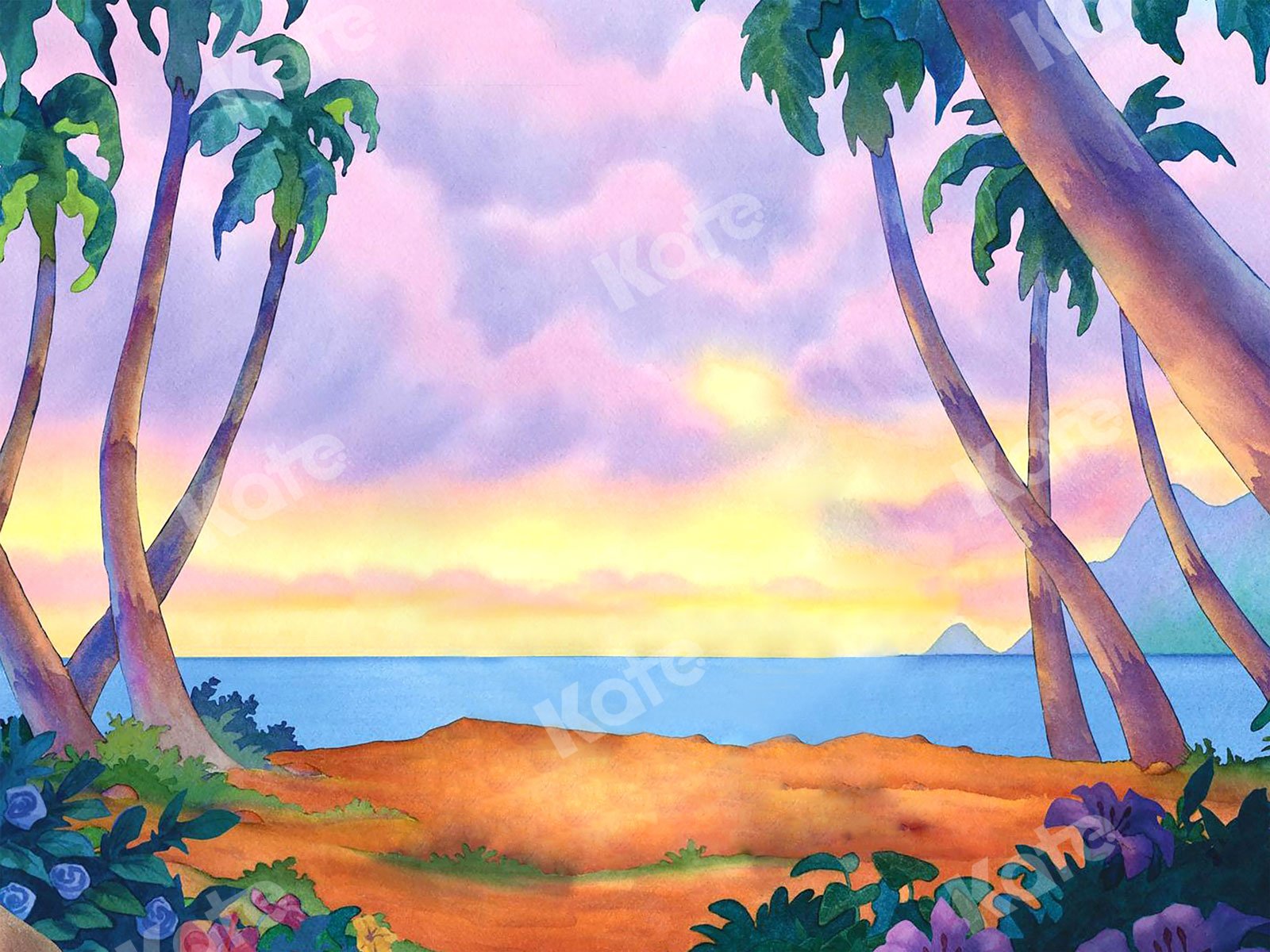 Kate Summer Beach Backdrop for Photography - Kate Backdrop AU