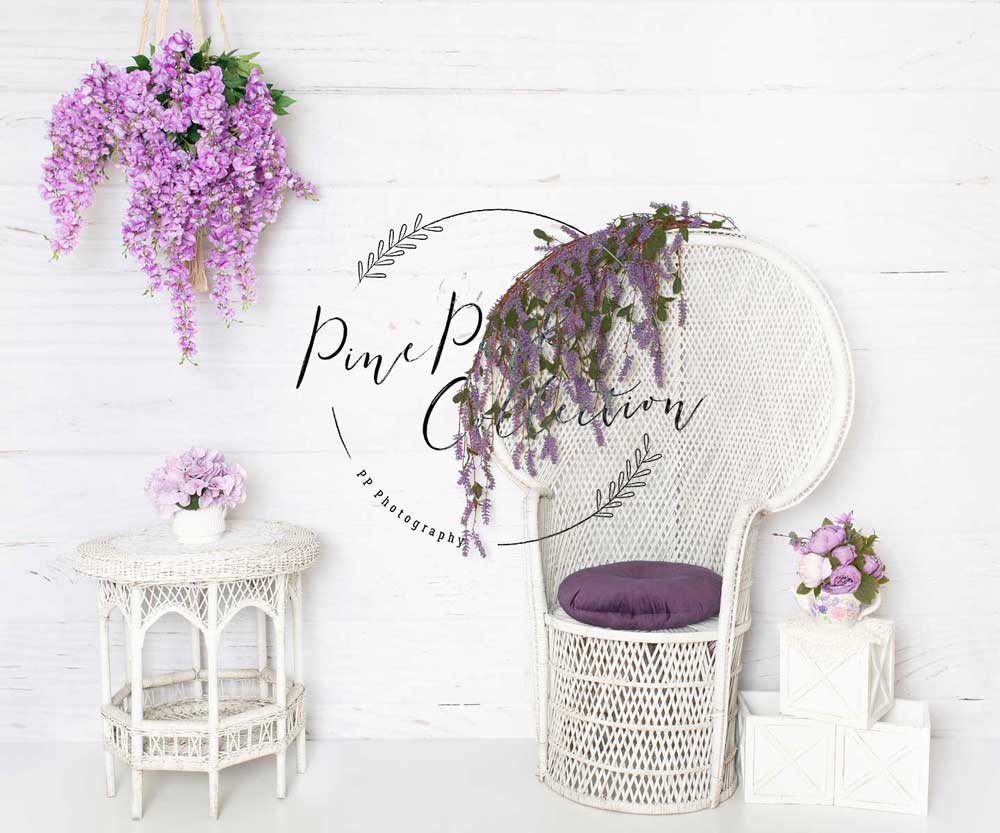 Kate Summer Backdrop Purple Boho Designed By Pine Park Collection - Kate Backdrop AU