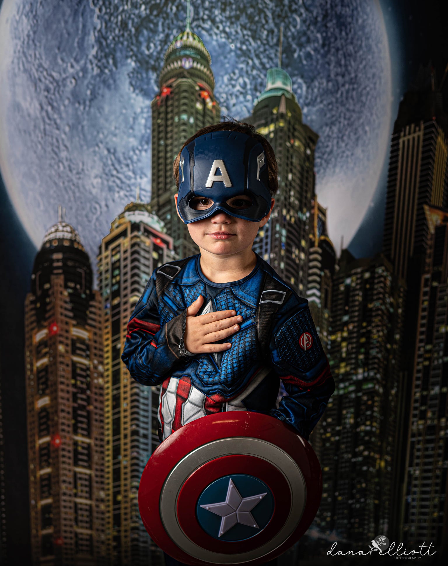 Kate Super Hero City Backdrop Designed by Rosabell Photography