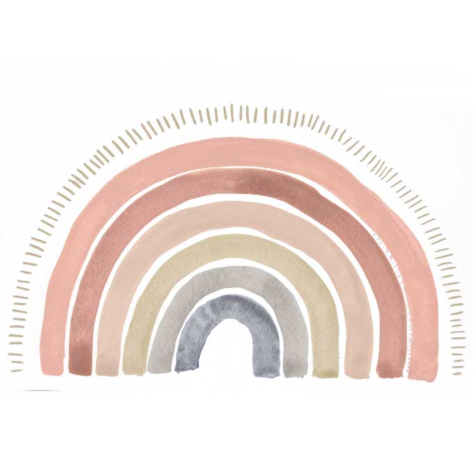Kate Boho Rainbow Backdrop Designed by Mandy Ringe Photography - Kate Backdrop AU