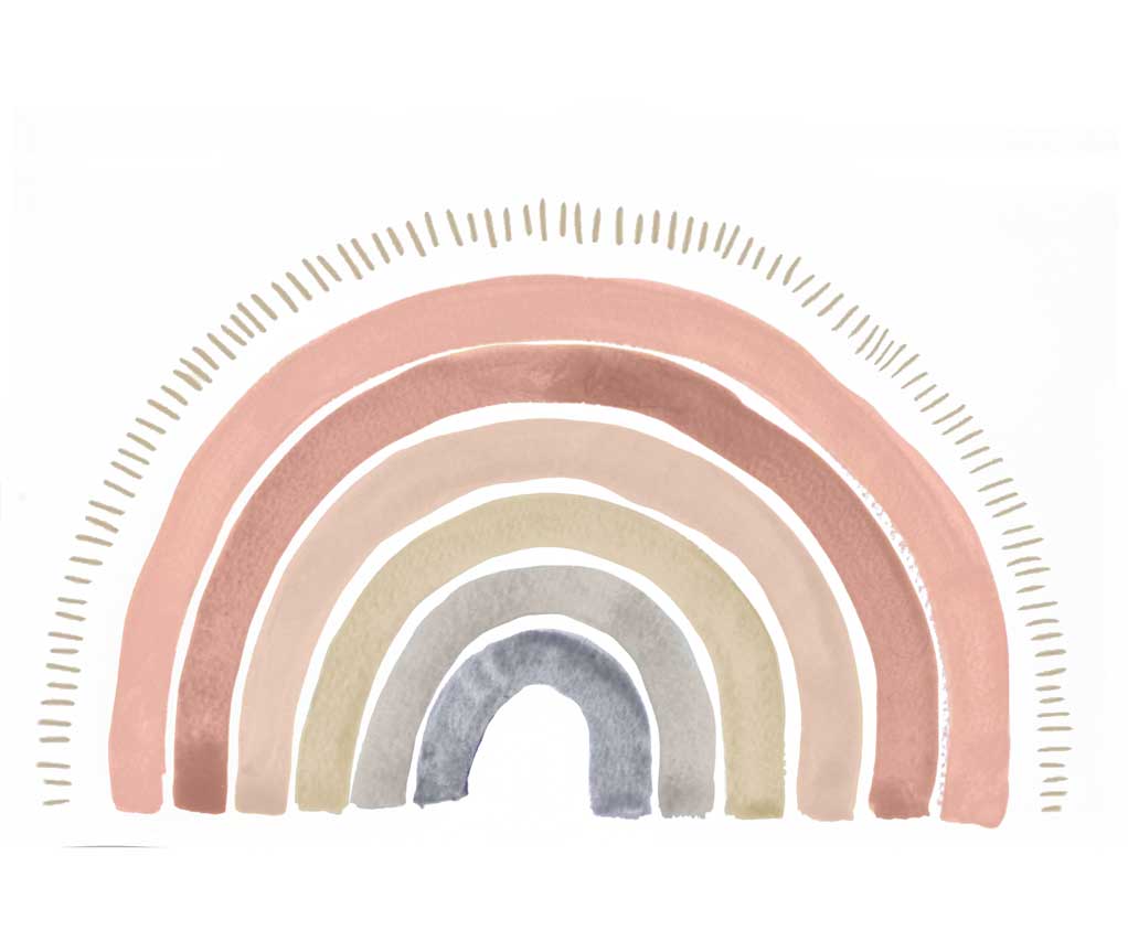 Kate Boho Rainbow Backdrop Designed by Mandy Ringe Photography - Kate Backdrop AU