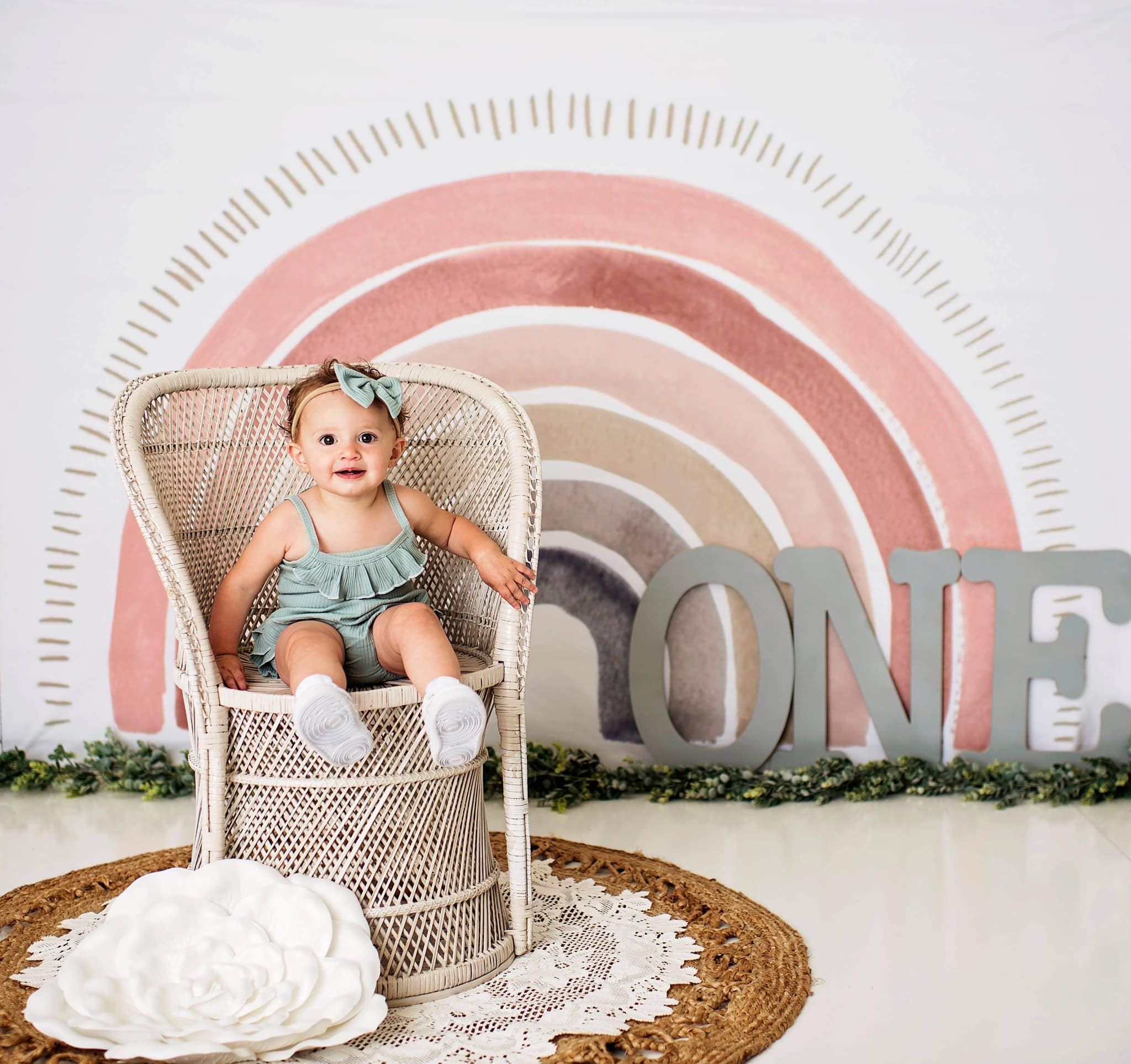 Kate Boho Rainbow Backdrop Designed by Mandy Ringe Photography - Kate Backdrop AU