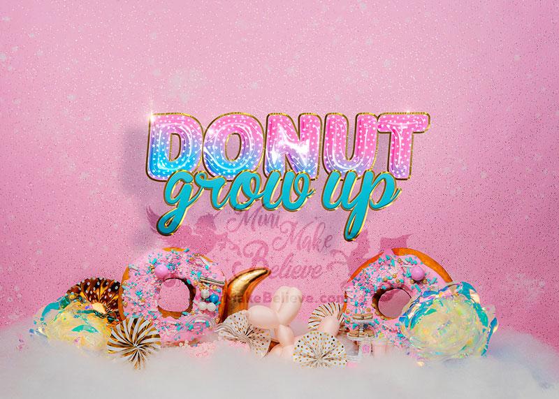 Kate Donuts Grow Up Backdrop Designed by Mini MakeBelieve