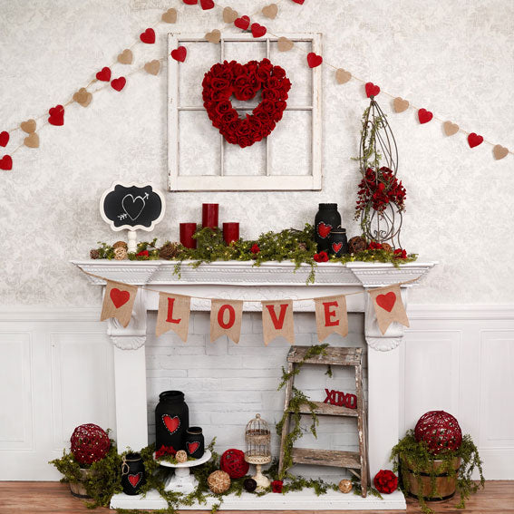 Kate Valentine's Day Love Backdrop Designed by Arica Kirby - Kate Backdrop AU