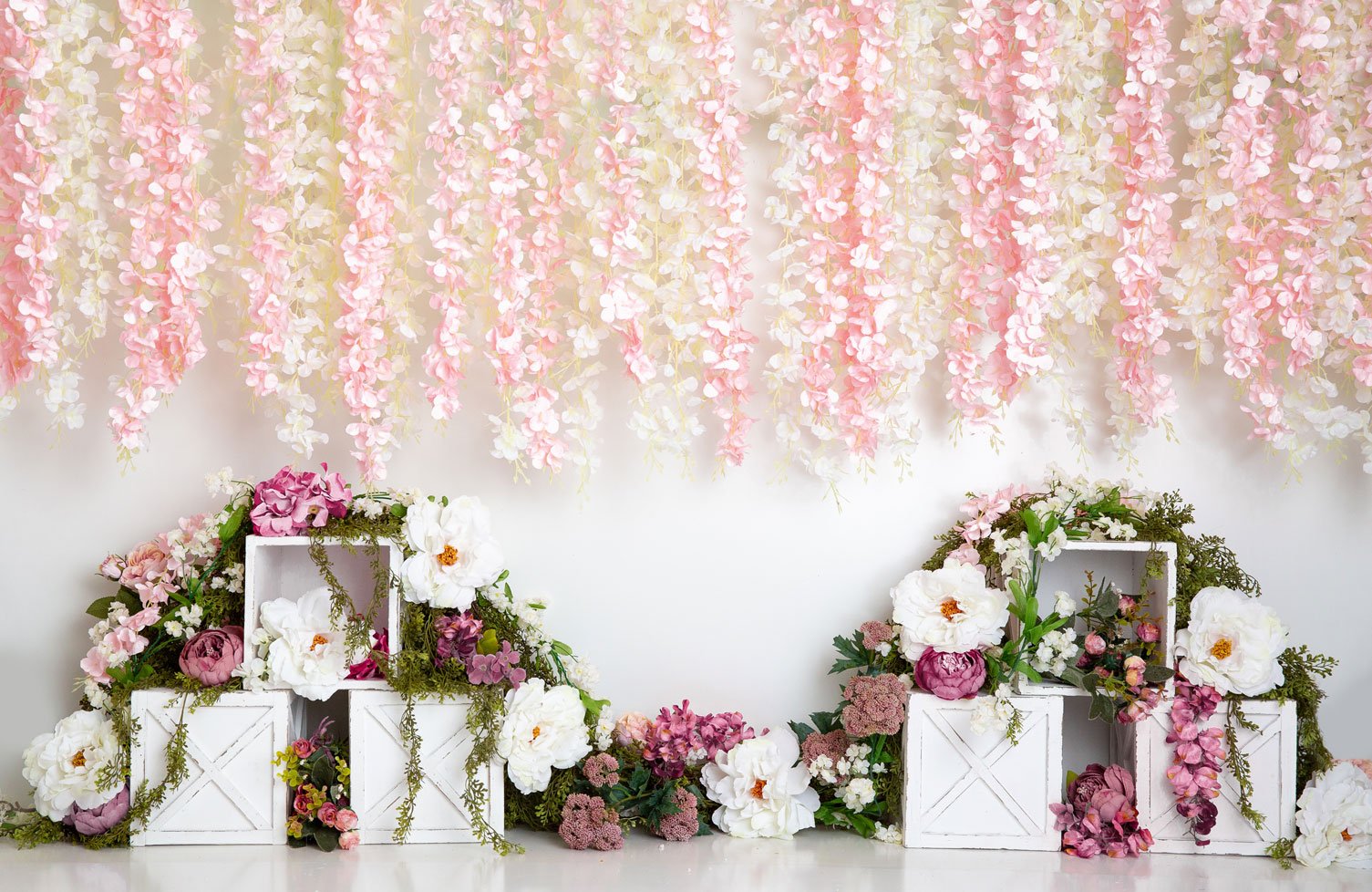 Kate Spring Florals Flower Wall Wedding Backdrop Designed By Megan Leigh Photography