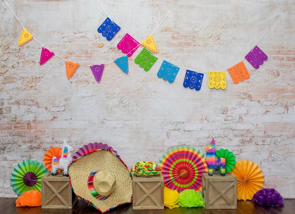 Kate Cinco De Mayo Fiesta Brick Wall Backdrop Backdrop Designed By Alisha Byrem
