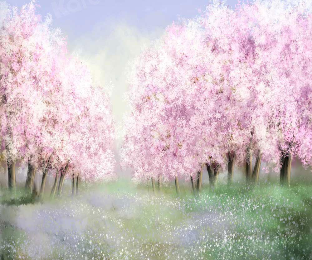 Kate Spring Cherry Blossom Garden Backdrop for Photography - Kate Backdrop AU