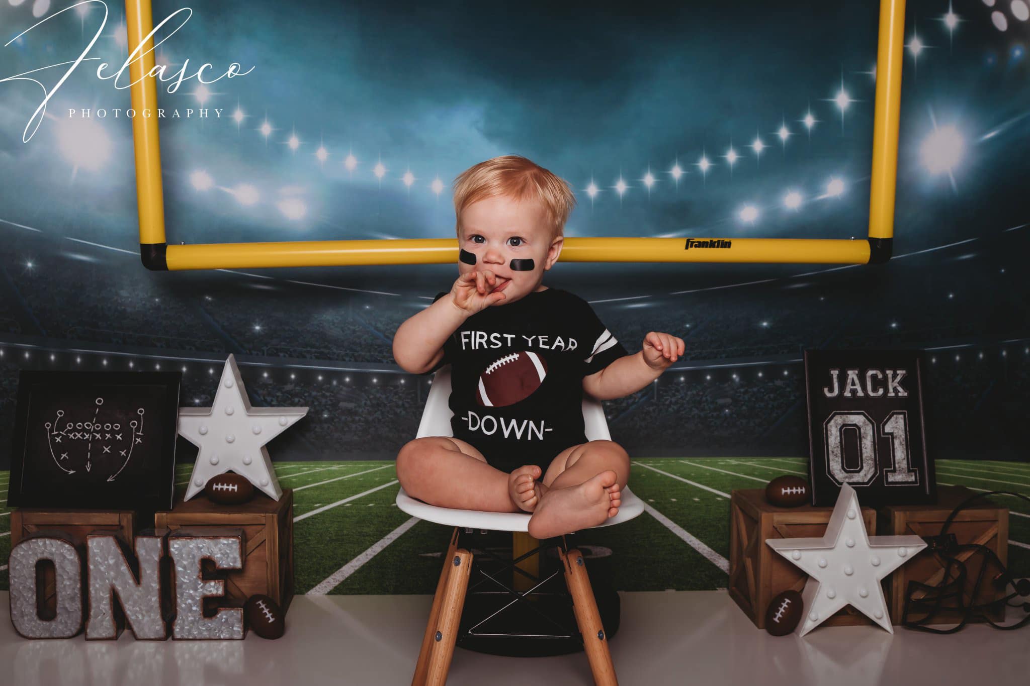 Kate Football Field Night Lights Sport Backdrop for Photography - Kate Backdrop AU