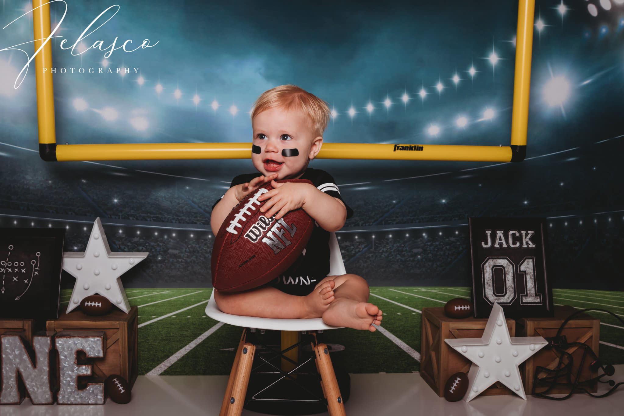 Kate Football Field Night Lights Sport Backdrop for Photography - Kate Backdrop AU