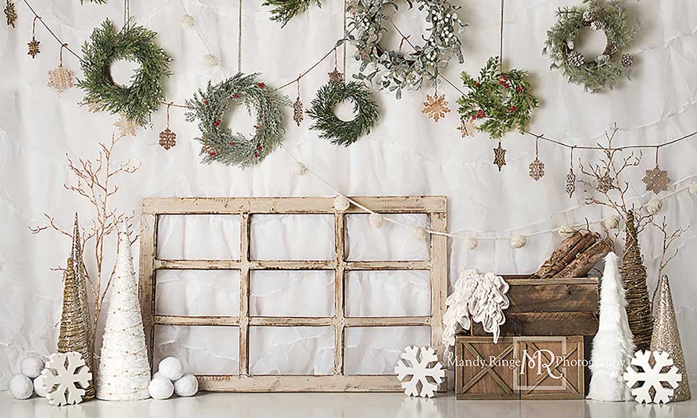 Kate Rustic Winter Backdrop Designed By Mandy Ringe Photography