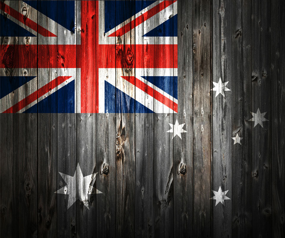 Kate Australian Flag Wooden Backdrop for Photography