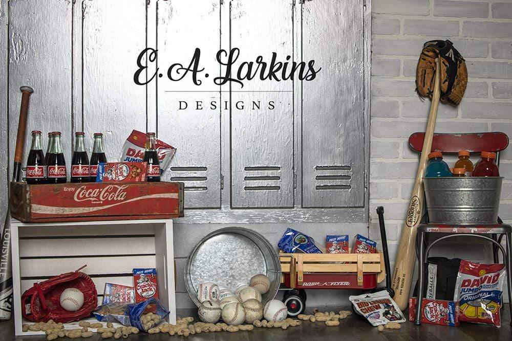 Kate Vintage Baseball Sport Backdrop for Photography Designed By Erin Larkins