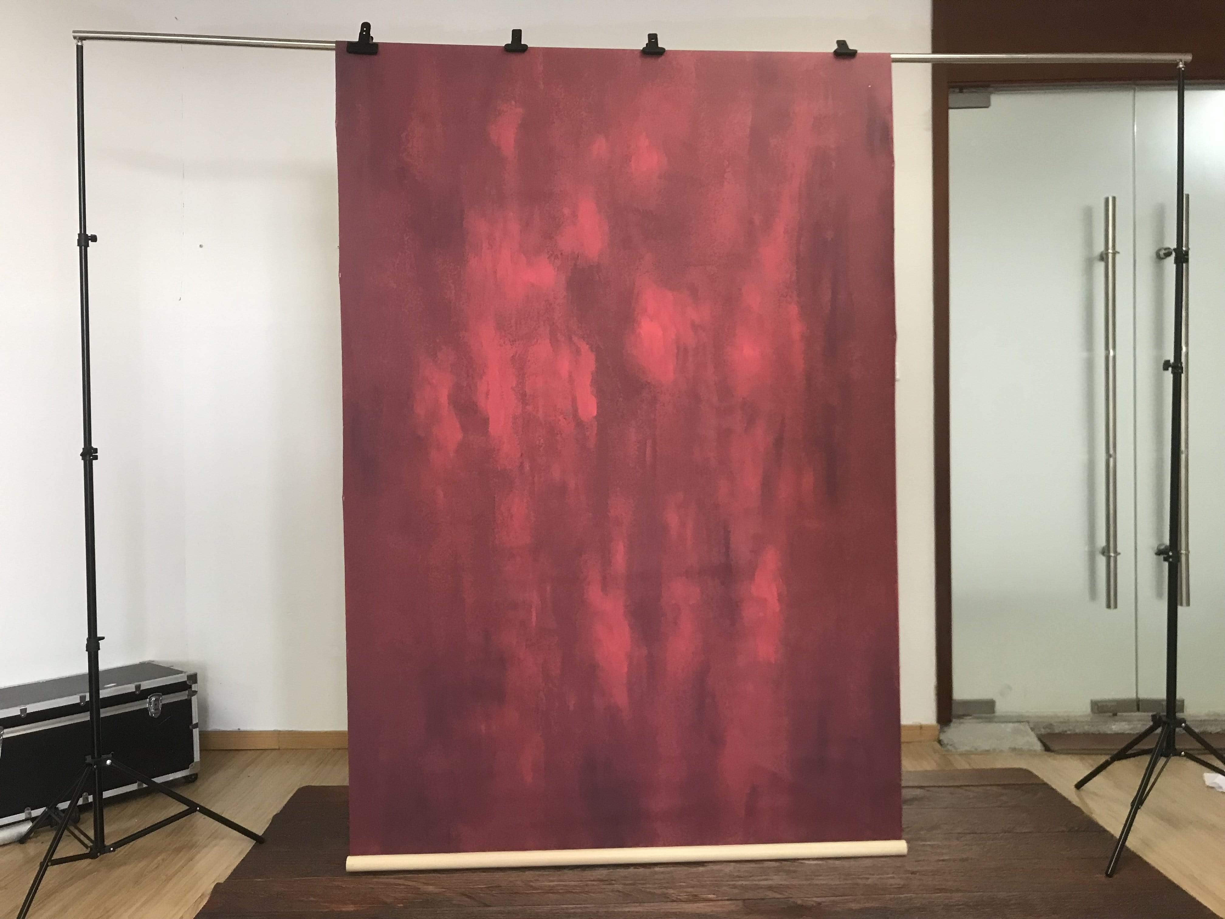 Kate Hand Painted Abstract Texture Red Color Backdrops - katebackdrop AU